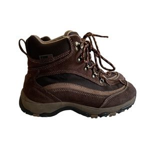L.L. Bean Brown RUGGED SUEDE MENS HIKING BOOTS SZ 6.5M LIGHTWEIGHT WATERPROOF